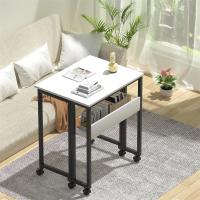 Escritorio Plegable Pequeño Estante de Almacenamiento con Ruedas Montaje Fácil - details 64