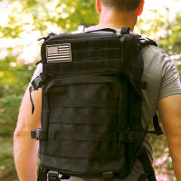 Bolsa de gimnasio deportiva para hombre, mochila táctica, mochila duradera para acampar, mochila de viaje de gran capacidad de 50L, bolsas impermeables de nailon para exteriores, bolsa de viaje para senderismo, bolsa de senderismo - details 3