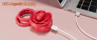 Anillo sexual vibrador para adultos, juguete rosa para hombres y mujeres, estimulador Oral del clítoris para lamer 10 lenguas para parejas - details 5