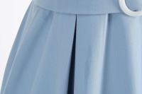 Vestido Retro de Cintura Alta con Botones de Frente Vestido de Swing Elegante para Mujeres - details 20