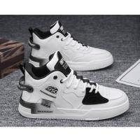 Zapatillas Casuales de Cuero de Microfibra de Alta Zapatos Deportivos para Hombres a la Moda - details 16