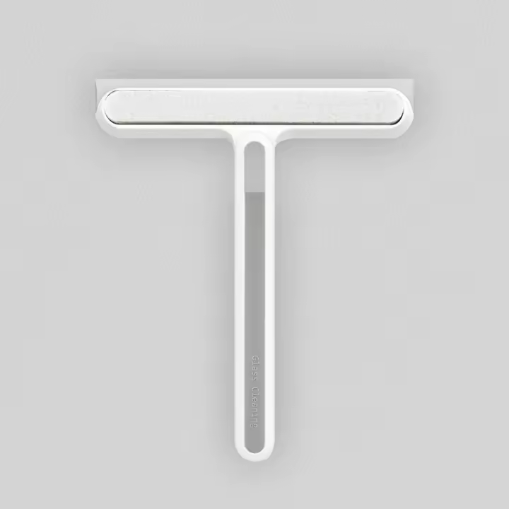 Limpiador de Vidrio de Silicona Rascador de Limpieza para Coche, Ventana de Baño, Cocina - 1