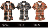 Camisas informales a cuadros para hombre, camisas clásicas de manga corta, camisas de vestir a la moda, 7XL, novedad de verano - details 4