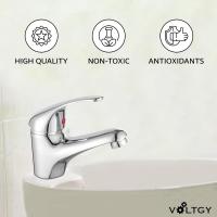 Grifo Monomando Cromado para Lavabo con latiguillo normalizados para España de 3/8. Elegancia y Funcionalidad. - details 2