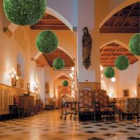 Mila-olla de césped Artificial, bola de Plat verde simulada, flores de boda, muebles para el hogar, jardín, plantas falsas para exteriores, bricolaje - details 5