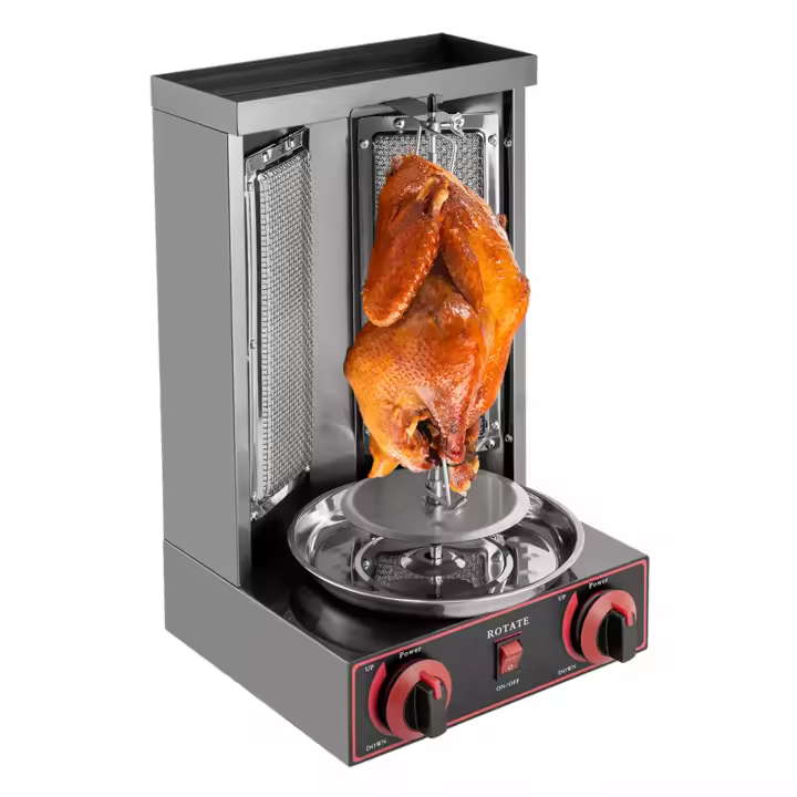Máquina de cocina de Gas Vertical, 3000W, Spider Doner Kebab Shawarma Gyro Grill - 1