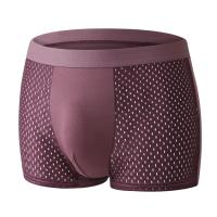 Calzoncillos de Seda Helada para Hombres Pantalones Cortos, Ropa Interior Transpirable, Bragas Anti-Bacterianos de Talla Grande L-5XL - details 13