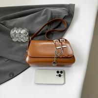 Bolso Cruzado Retro de Cadena Monedero de Antiguo Estilo para Mujeres con Múltiples Compartimentos, Cierre Magnético, Forro de Poliéster, Bolso Cruzado Casual Negro/Marrón/Blanco/Rojo/Café - details 16