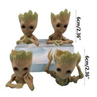 Eta de Flores Groot, jarrón para el hogar, arreglo de decoración multifuncional, personajes de anime, portalápices - details 15