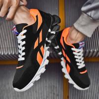 Zapatos De Deporte Para Hombre 2024 Moda Transpirables Antideslizantes Absorbedores De Choque Cómodos Para Caminar Tallas 39-48 - details 14