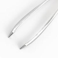 refine tweezers slant tip close up side view