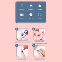 Juego de esmaltes de uñas postizas acrílicas para niños, Kit de uñas postizas a presión para niñas - details 7