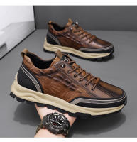 Shoes for Man High Quality Men Sneakers Luxury Men's Leather Shoes High Top Mens Shoes Casual Light Footwear Business  Shoes - details 15