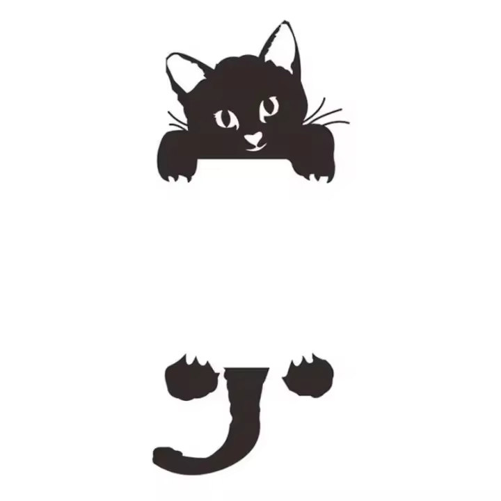 Pegatinas Luminosas de Gato Perro Decoración de Pared para Hogar para Horas de Oscuridad - 1