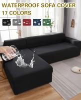 Fundas de Sofá Impermeable de Color Sólido para Mascotas y Niños - Protector de Silla en Forma de L，Funda de sofá - details 0