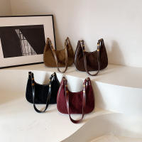 1 bolso retro de ante para mujer, bolso de hombro y axila de gran capacidad con cierre de cremallera, tela forrada de poliéster, tema de ocasión versátil, disponible en negro, burdeos, caqui, café - details 9