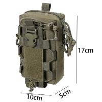 Bolsa Molle EDC para botella de agua, soporte para hervidor de agua, soporte para teléfono para deportes al aire libre, organizador para acampar y senderismo, riñonera - details 2