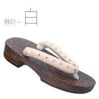 Zapatos tradicionales de moda, zapatillas de madera japonesas de verano para niños con tacón alto - details 5