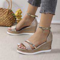 Sandalias de verano para mujer, zapatos informales con tacón de cuña - details 1