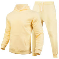 Sudadera con capucha de lana para hombre y mujer, tres deportes en color liso - details 10