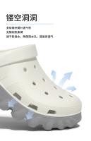 Vendaje agujero zapatos de los hombres de verano al aire libre desgaste bolsa de suela suave cabeza antideslizante transpirable zapatos de playa de los hombres vadear EVA zapatillas frescas - details 3