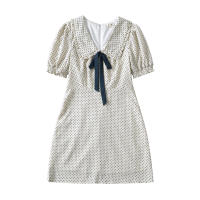 Ropa de mujer europea y americana, cuello de muñeca, vestido de estudiante de estilo universitario - details 1