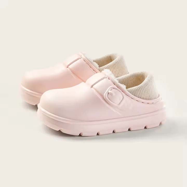 Invierno de mediana edad y niños mayores de interior hogar calefacción niña Mao zapatos - 1