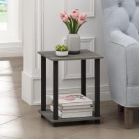Mesa Auxiliar Simplista, Madera compuesta, Espresso/Negro, 2 Unidades - details 21