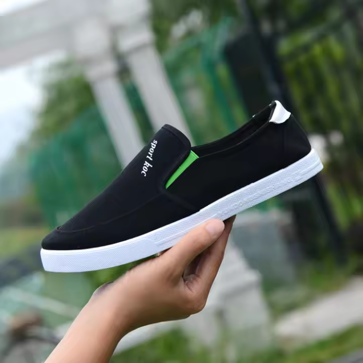 Nuevos zapatos de lona deportivos para estudiantes, modernos y transpirables, para zapatos de moda informales para hombres - 1
