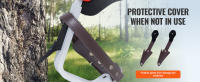 SucceBuy Púas para escalar árboles, espolones para escalar, equipo arborista con correas y protectores para caza, recolección de frutas - details 3
