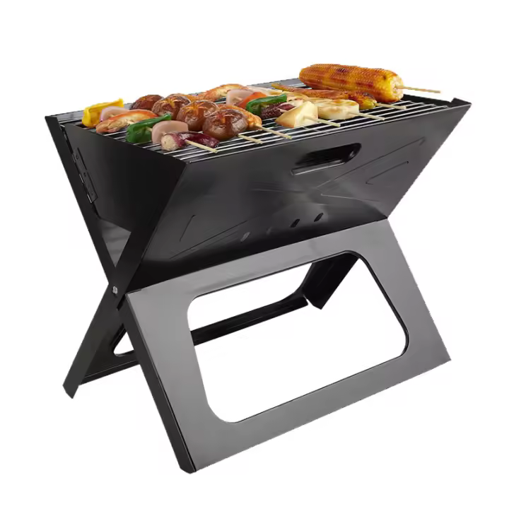 Barbacoa carbon pequeña al aire libre viajar portatil plegable - 1