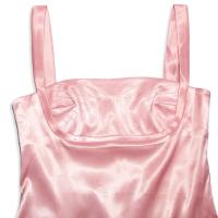 Mingmingxi verano encantador Spaghetti Strap A e vestido elegante satén negro fiesta de vacaciones alta elasticidad vestidos de mujer 2023 - details 4