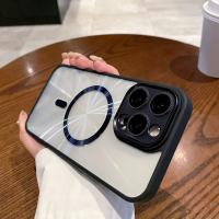 Funda de teléfono magnética transparente para iP A prueba de golpes con material PC+TPU - details 4