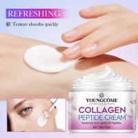 Crema facial con péptidos de colágeno Activa la piel Nutre profundamente Apretan fuertemente Suaviza Obviamente Crea un cutis brillante - details 0