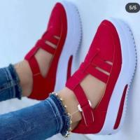Zapatillas Deportivas para Mujer 2023 Verano Nuevo Malla Transpirable Diseño de Cuña Casual Talla Grande 43 Antideslizante Aptas para Mujer - details 4