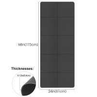 Esterilla antideslizante de espuma EVA para hacer ejercicio, colchoneta cómoda de 4MM de grosor para Yoga, Pilates y gimnasia - details 1