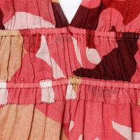 Vestidos Largos Holgados con Tirantes y Cuello en V, Estilo Vacacional con Estampado para Mujer, Novedades Verano 2025 - details 4