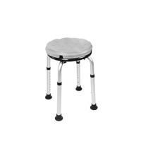 Taburete Ducha Redondo con Cojín Impermeable, Silla Regulable, Banqueta Tacos Antideslizantes, Sin Herramientas - Fabricado en España - details 11