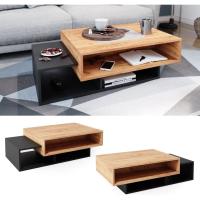 Mesa de Centro Bari, Antracita/Roble Dorado, 105 x 60 cm - details 3
