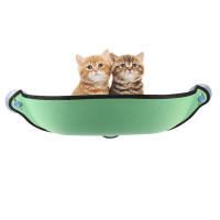 Hamaca para Gatos Suave y Cómoda Asiento de Ventana con Ventosa Cama de Sol para Gatos - details 0