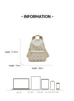 FOXER Mochila de viaje retro para mujer con firma de moda - details 30