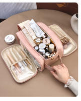 Bolsa De Maquillaje Impermeable Para Hombres Y Mujeres Organizador De Gran Capacidad De Cosméticos Bolsa De Viaje Estuche De Toallas De Mano Estilo Fashion - details 1
