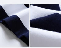 Polo de manga larga para hombre, camiseta transpirable a rayas, informal de algodón, novedad de negocios, Primavera, 2024 - details 9