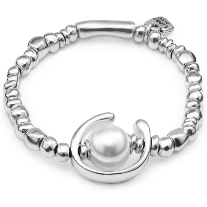 UNOde50-Collar de media luna con perlas y pulsera, Joyas de la suerte para mujeres - 1