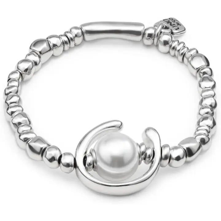 UNOde50-Collar de media luna con perlas y pulsera, Joyas de la suerte para mujeres - 1