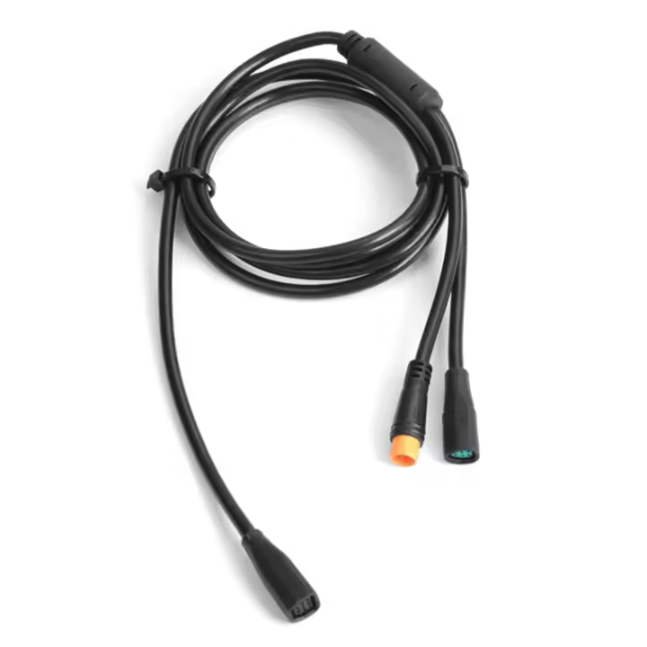 Cable divisor 1T2 Y, Cable de extensión de palanca de freno, acelerador de Motor, línea de visualización de Motor central para Bafang EB EUS M410 M500 M510 - 1