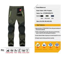 Pantalones de talla grande para hombre, pantalón fino Softshell para exteriores, senderismo, acampada de peces, verano - details 4