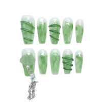 Esmalte de gel UV hecho a mano para decoración de uñas, color jade, ajustable para amantes de la belleza - details 4