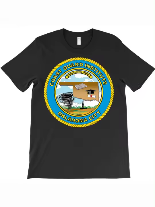 Camiseta del Instituto USCG Oklahoma City, regalo para papá, manga corta con cuello redondo suave y cómoda, 230g - 1