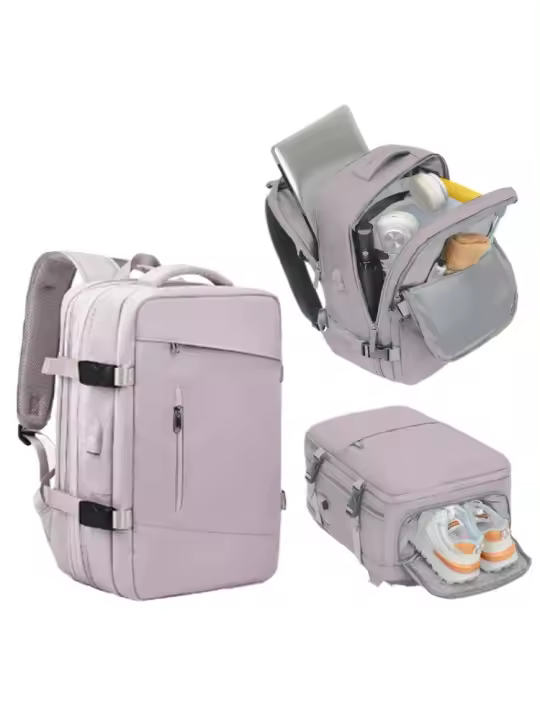 Mochila de viaje grande para mujer, mochila multifuncional para ordenador de gran capacidad, mochila de viaje de ocio para deportes al aire libre, mochila para hombre - 1